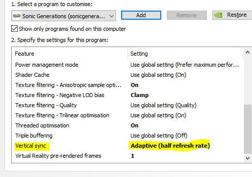 Sonic Generations: How to Limit to 30FPS(Nvidia)