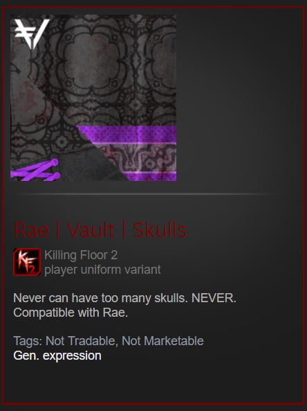 Killing Floor 2: Items Quality and Rankings