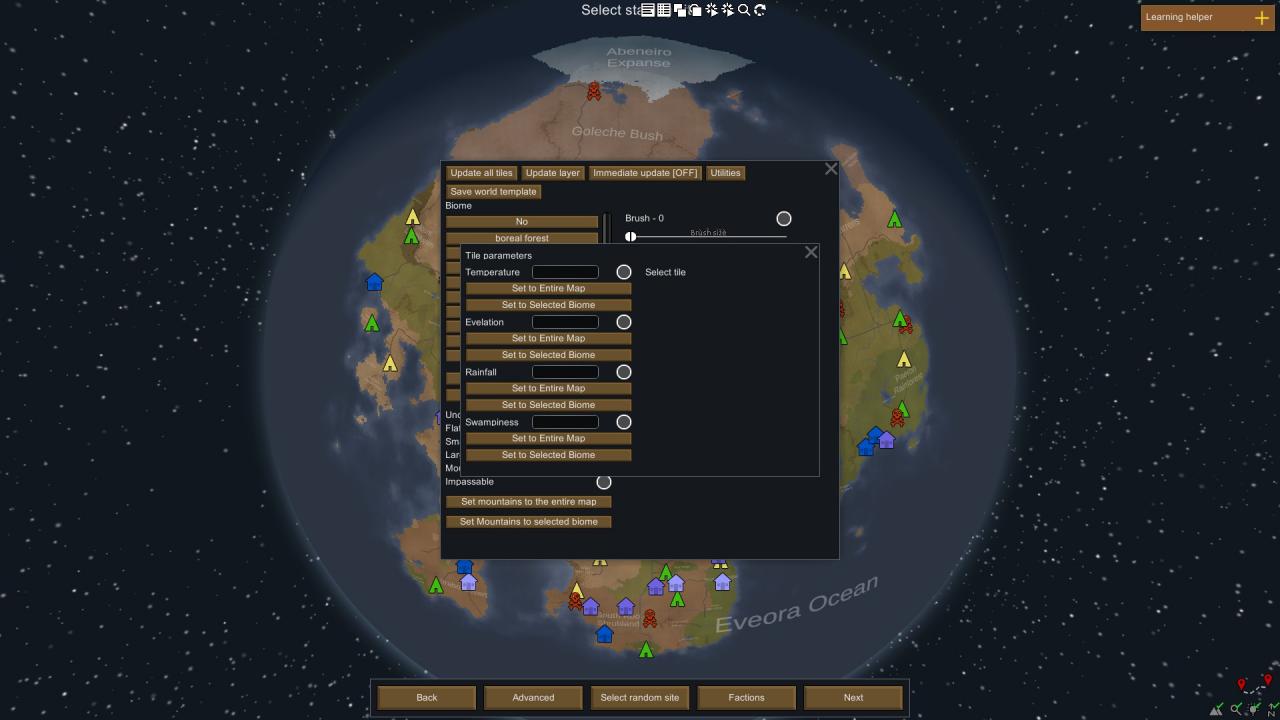 RimWorld: WorldEdit User's Manual