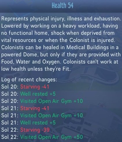 Surviving Mars: Comfort, Sanity, Health and Morale Guide