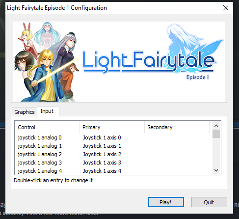 Light Fairytale Episode 1: How to Change Keybindings