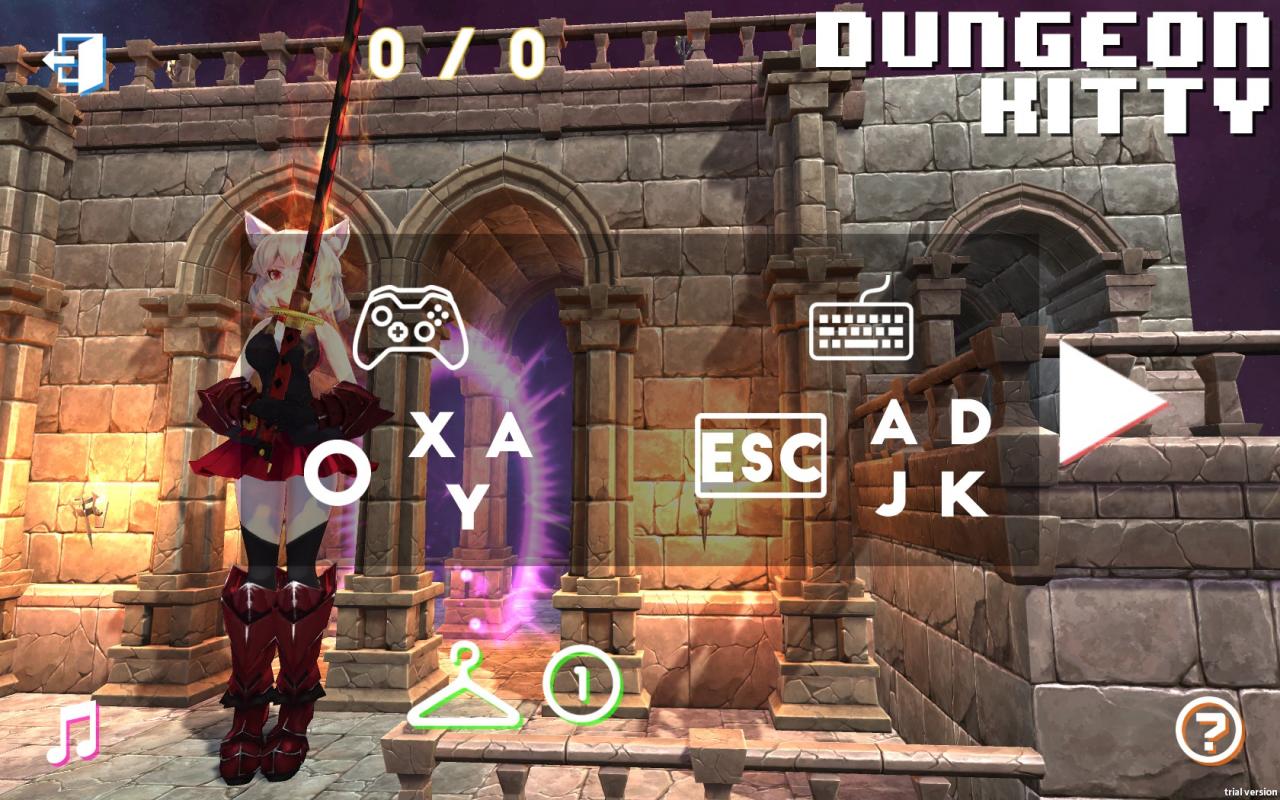 Dungeon Kitty: Keyboard Controls Guide