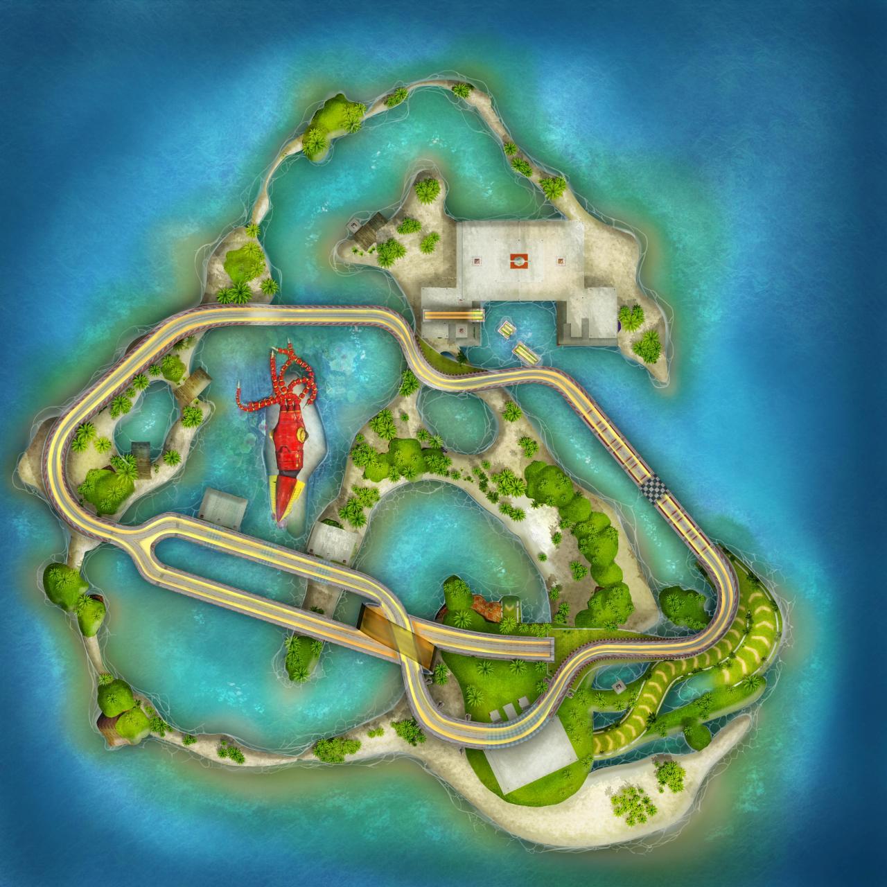 Sonic & All-Stars Racing Transformed Collection - All Maps