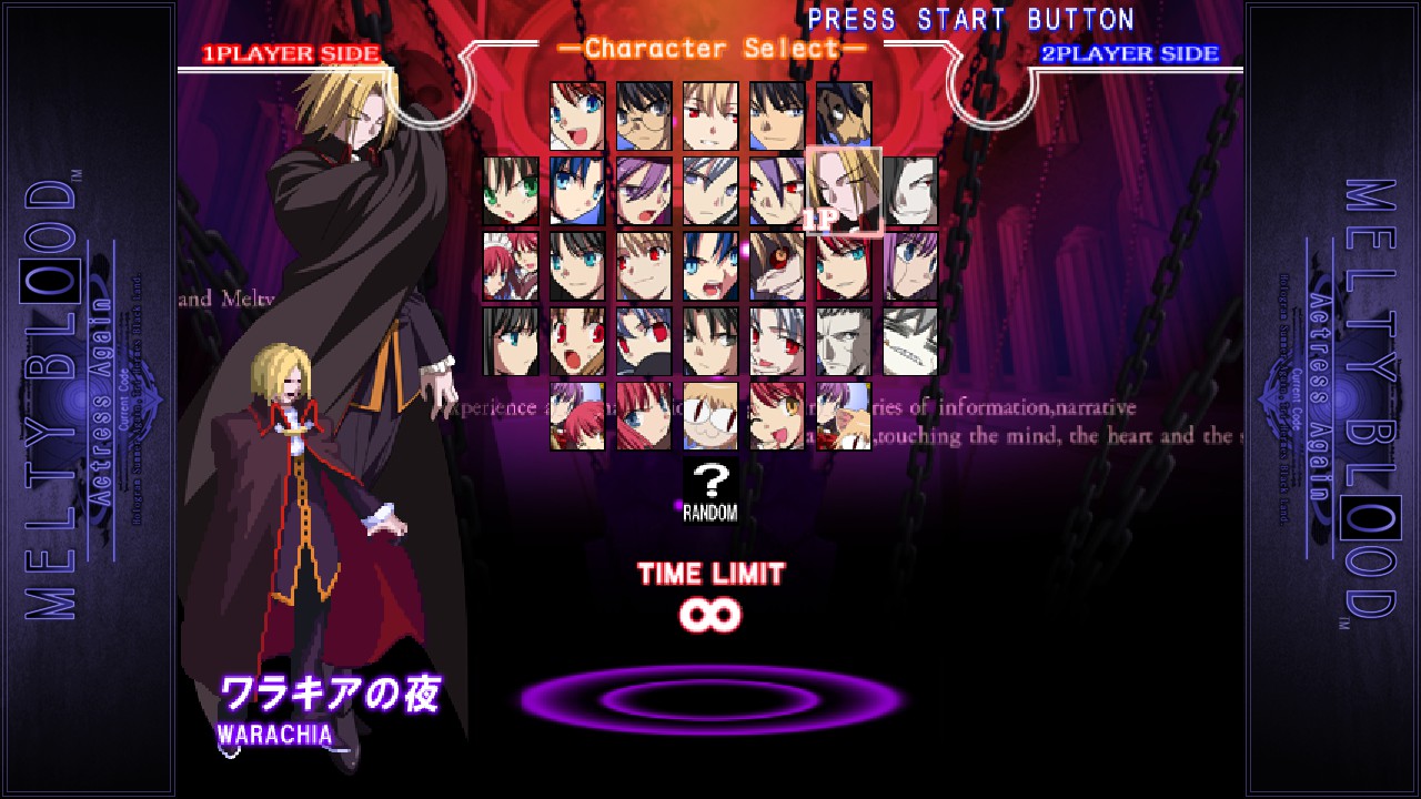 Melty Blood Actress Again Current Code All Characters Steamah