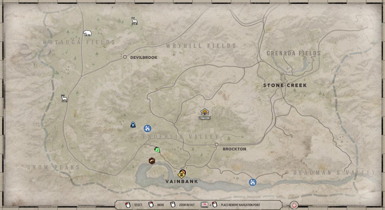 New Frontier: Map Locations Guide
