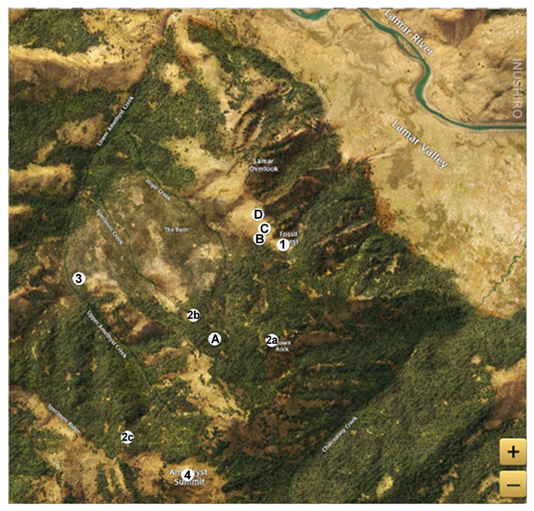 WolfQuest: Anniversary Edition - Map Locations