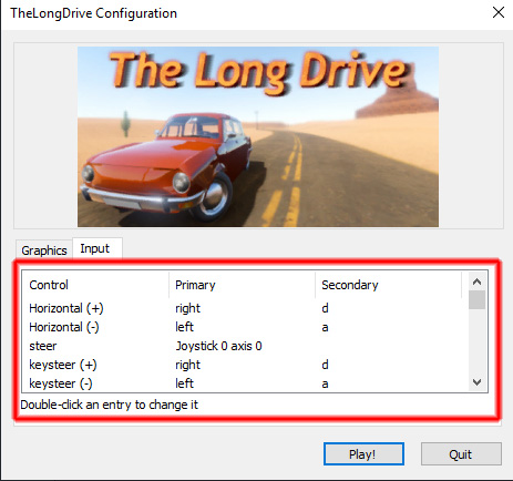 The Long Drive: How to Map a Controller