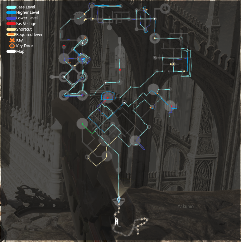 CODE VEIN: Cathedral Map and Pathing